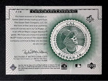 تحميل الصورة إلى عارض المعرض، قميص لعبة Cal Ripken Jr. من Upper Deck Sweet Spot Classics لعام 2002 #J-CR