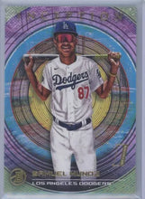Load image into Gallery viewer, 2022 Bowman Inception Samuel Munoz #72 Los Angeles Dodgers