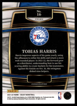 تحميل الصورة إلى عارض المعرض، 2021-22 Panini Select Tobias Harris Blue Prizm #16 Philadelphia 76ers