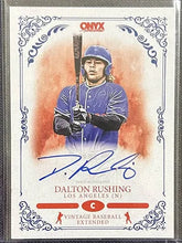 将图片加载到图库查看器,2022 Onyx Vintage Extended Blue Signature  #VADR - Dalton Rushing /400 - Los Angeles Dodgers