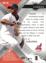 Load image into Gallery viewer, 2008 Upper Deck Starquest Common C. C. Sabathia #SQ-35