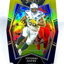Load image into Gallery viewer, Panini 2021 Select Antonio Gates GOLD PREMIER LEVEL PRIZM Die-Cut SSP No. 138 HOF