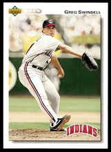 将图片加载到图库查看器,1992 Upper Deck Greg Swindell #336 Cleveland Indians