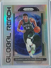 Load image into Gallery viewer, 2021-22 Panini Prizm Global Reach #1 Giannis Antetokounmpo