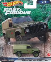 将图片加载到图库查看器,2023 Hot Wheels Premium Fast & Furious Land Rover Defender 110 2/5