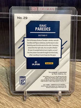 تحميل الصورة إلى عارض المعرض، 2021 Panini Chronicles Elite Isaac Paredes Auto Rookie #29 Detroit Tigers