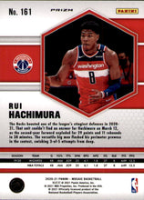 将图片加载到图库查看器,2020-21 Panini Mosaic Orange Mosaic Rui Hachimura #161 Washington Wizards