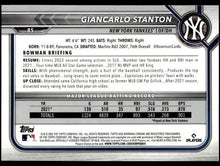 将图片加载到图库查看器,2022 Bowman Chrome Giancarlo Stanton #85 New York Yankees