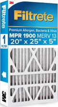 将图片加载到图库查看器,Filtrete Air Filter 5”, MPR 1900 MERV 13, 20x25x5