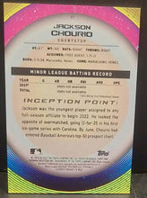 Load image into Gallery viewer, 2022 Bowman Inception Jackson Chourio #2022 Milwaukee Brewers