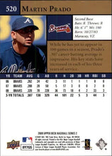 将图片加载到图库查看器,2009 Upper Deck Martin Prado #520 Atlanta Braves