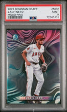 Load image into Gallery viewer, 2022 Bowman Draft #MR-2 Zach Neto Mood Ring PSA 9