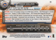Load image into Gallery viewer, 2017 Bowman Robert Gsellman  RC # 34 New York Mets