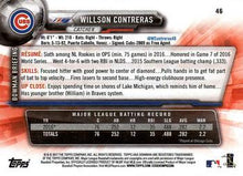 Load image into Gallery viewer, 2017 Bowman Willson Contreras # 46 Chicago Cubs