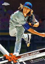Load image into Gallery viewer, 2017 Topps Chrome Jacob DeGrom 184 New York Mets