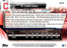 Load image into Gallery viewer, 2017 Bowman Prospects Yu-Cheng Chang FBC BP79 Cleveland Indians