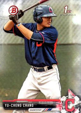 Load image into Gallery viewer, 2017 Bowman Prospects Yu-Cheng Chang FBC BP79 Cleveland Indians