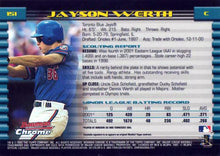 Load image into Gallery viewer, 2002 Bowman Chrome Jayson Werth # 151 Toronto Blue Jays