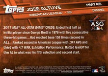 将图片加载到图库查看器,2017 Topps Chrome Update Jose AltuveAS HMT45 Houston Astros