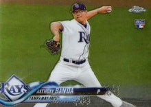 تحميل الصورة إلى عارض المعرض، 2018 Topp Chrome Anthony Banda RC #54 Tampa Bay Rays