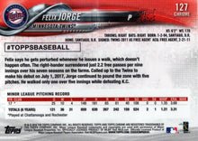 Load image into Gallery viewer, 2018 Topp Chrome  Felix Jorge RC #127 Minnesota Twins