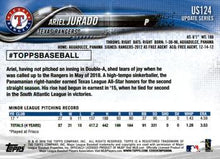 Load image into Gallery viewer, 2018 Topps Update Ariel Jurado RC #US124 Texas Rangers