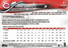 Load image into Gallery viewer, 2018 Topp Chrome Pink Refractor Eugenio Suarez #41 Cincinnati Reds