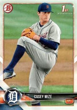 Load image into Gallery viewer, 2018 Bowman Draft Casey Mize FBC BD-1 Detroit Tigers
