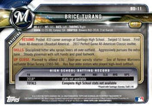 Load image into Gallery viewer, 2018 Bowman Draft Brice Turang FBC BD-11 Milwaukee Brewers