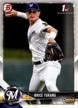 Load image into Gallery viewer, 2018 Bowman Draft Brice Turang FBC BD-11 Milwaukee Brewers