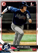 تحميل الصورة إلى عارض المعرض، 2018 Bowman Draft Greyson Jenista FBC BD-31 Atlanta Braves