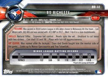 Load image into Gallery viewer, 2018 Bowman Draft Bo Bichette BD-32 Toronto Blue Jays