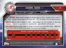 Load image into Gallery viewer, 2019 Bowman Aaron Judge #16 New York Yankees