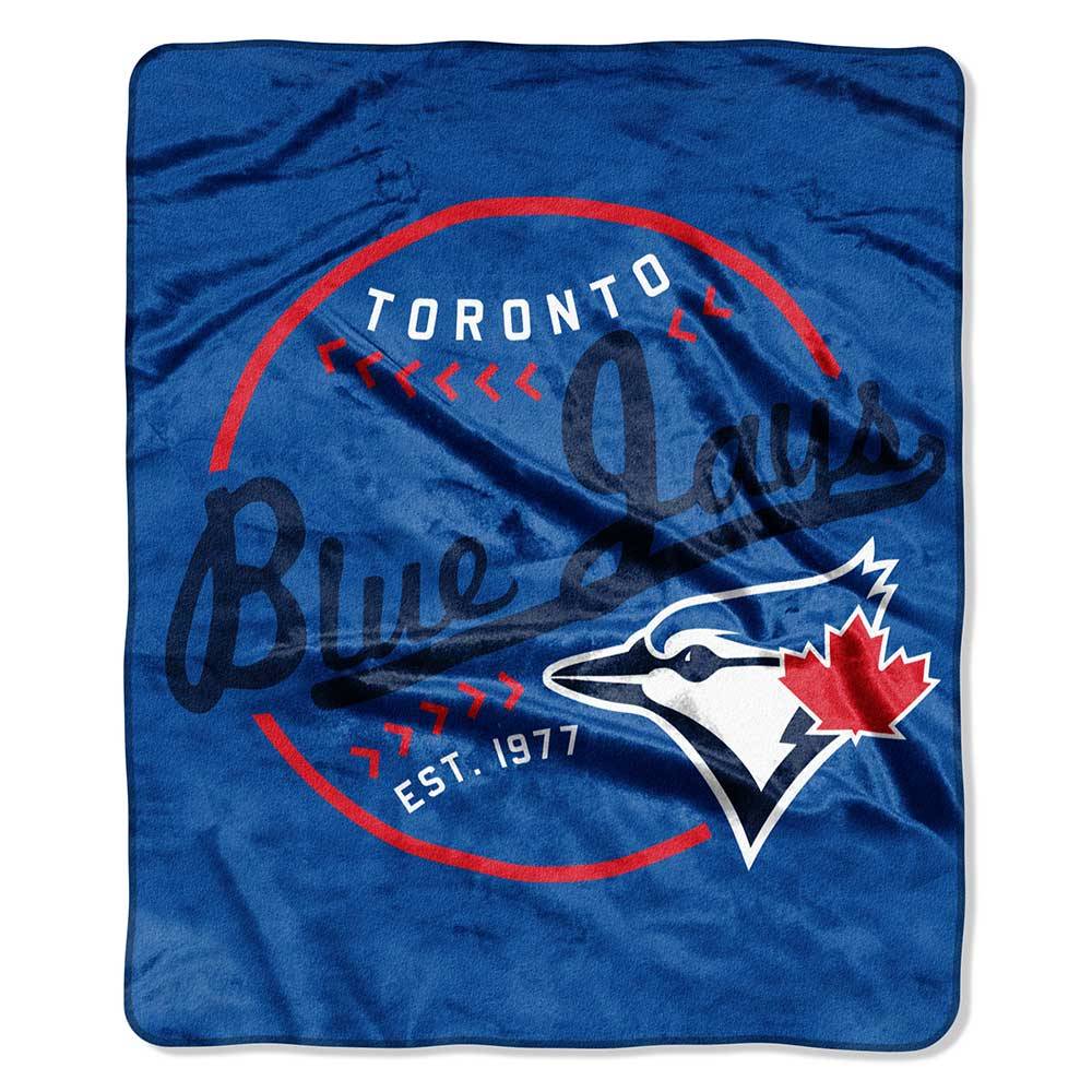 Toronto Blue Jays MLB Moonshot Raschel Throw Blanket walkoffamesports