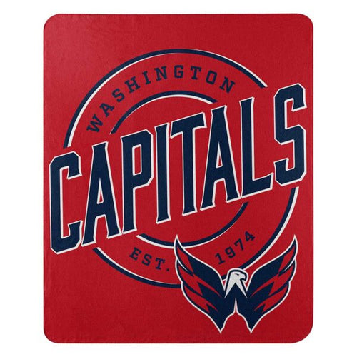 Washington Capitals NHL Campaign Fleece Throw Blanket - walk-of-famesports