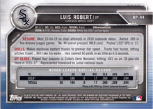 Load image into Gallery viewer, 2019 Bowman Prospects Luis Robert #BP-44 Chicago White Sox