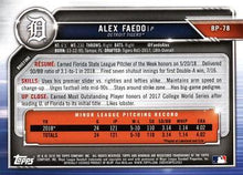 Load image into Gallery viewer, 2019 Bowman Prospects Alex Faedo #BP-78 Detroit Tigers