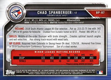 Load image into Gallery viewer, 2019 Bowman Prospects Chad Spanberger #BP-87 Toronto Blue Jays