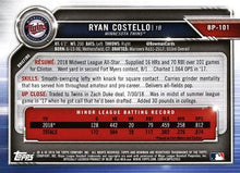 Load image into Gallery viewer, 2019 Bowman Prospects Ryan Costello #BP-101 Minnesota Twins