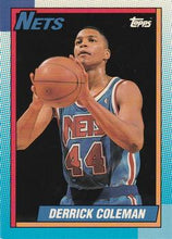 将图片加载到图库查看器,1992-93 Topps Archives Derrick Coleman  #133 New Jersey Nets