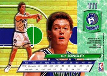 Load image into Gallery viewer, 1992-93 Fleer Ultra Luc Longley #111 Minnesota Timberwolves