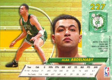 将图片加载到图库查看器,1992-93 Fleer Ultra Alaa Abdelnaby #227 Boston Celtics