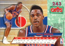 将图片加载到图库查看器,1992-93 Fleer Ultra Gerald Wilkins #243 Cleveland Cavaliers