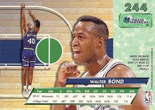 将图片加载到图库查看器,1992-93 Fleer Ultra Walter Bond RC #244 Dallas Mavericks