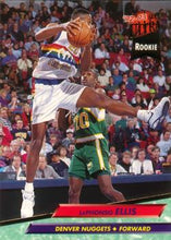 将图片加载到图库查看器,1992-93 Fleer Ultra LaPhonso Ellis RC #251 Denver Nuggets
