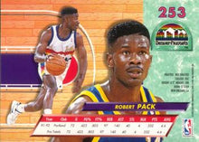 Load image into Gallery viewer, 1992-93 Fleer Ultra Robert Pack #253 Denver Nuggets