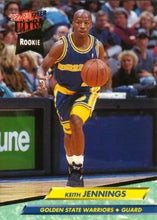 将图片加载到图库查看器,1992-93 Fleer Ultra Keith Jennings RC #264 Golden State Warriors