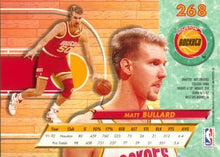تحميل الصورة إلى عارض المعرض، 1992-93 Fleer Ultra Matt Bullard #268 Houston Rockets