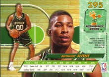 Load image into Gallery viewer, 1992-93 Fleer Ultra Anthony Avent RC #295 Milwaukee Bucks