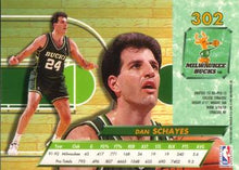 将图片加载到图库查看器,1992-93 Fleer Ultra Danny Schayes  #302 Milwaukee Bucks